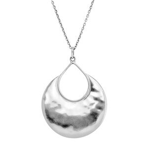 Silpada 'Crescent Drop' Pendant Necklace in Sterling Silver nib